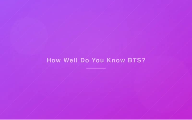 BTS Trivia Quiz